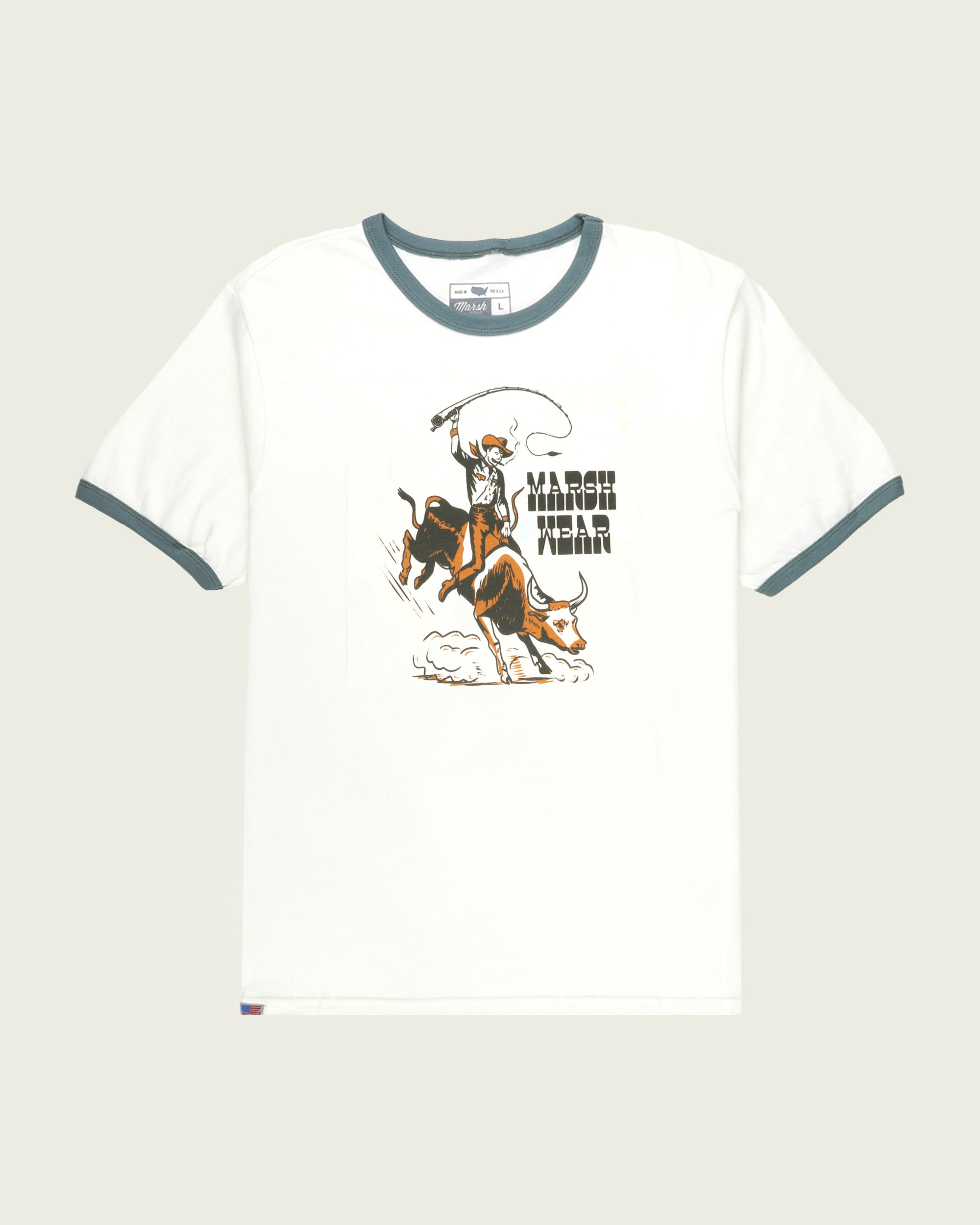 Fly Cowboy Ringer Tee – Marsh Wear Clothing